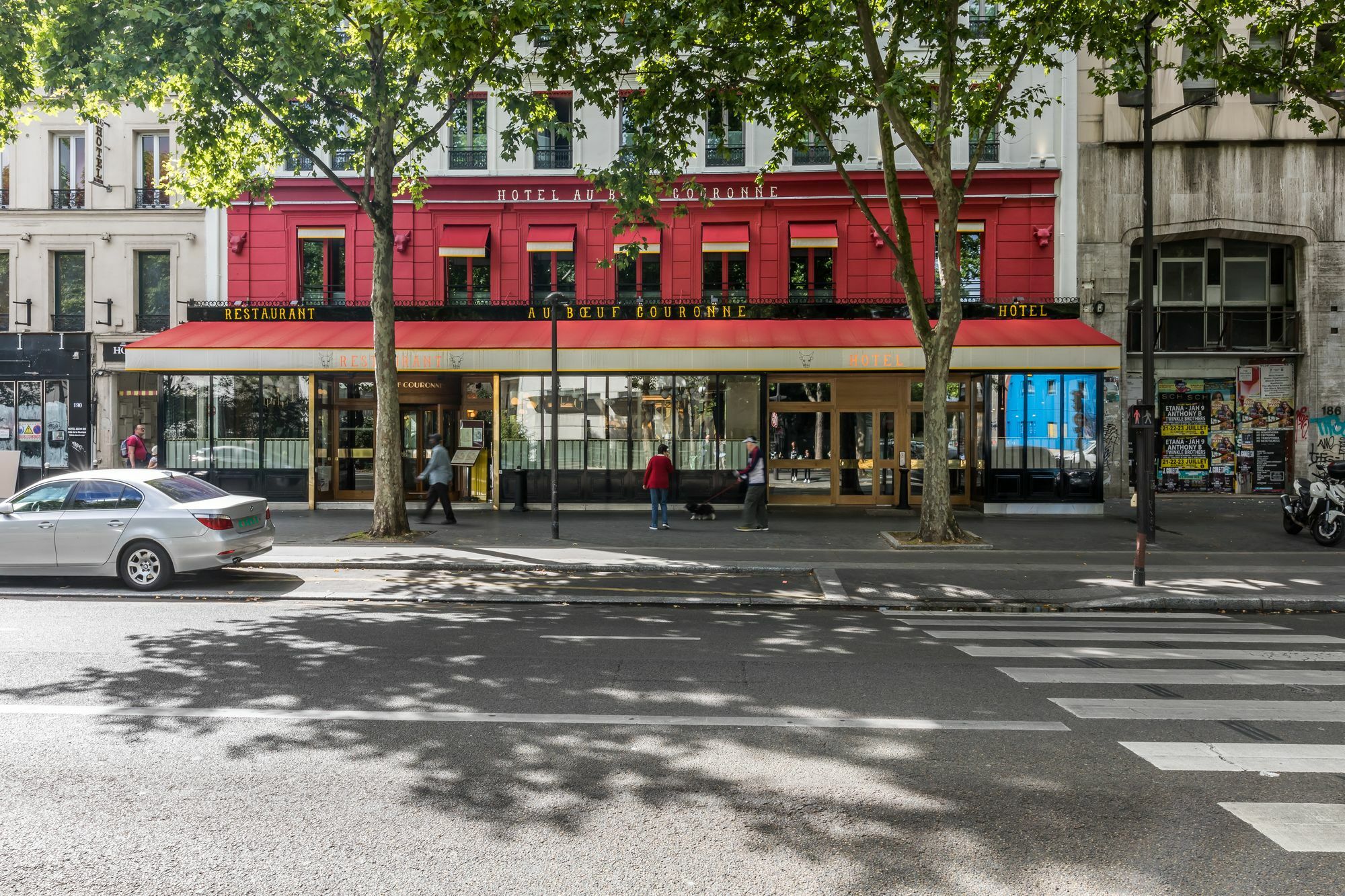 Hotel Restaurant Au Boeuf Couronne Paris Exteriör bild
