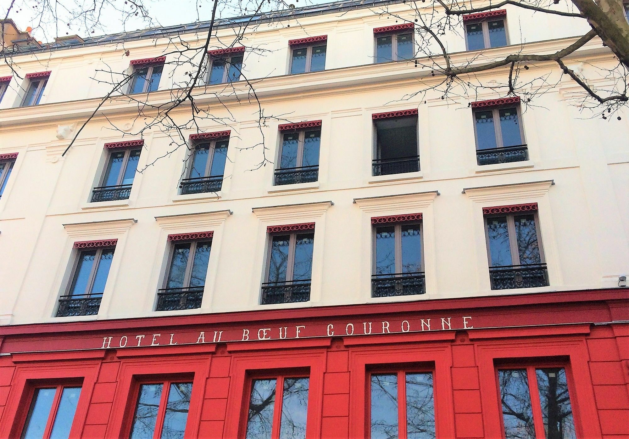 Hotel Restaurant Au Boeuf Couronne Paris Exteriör bild