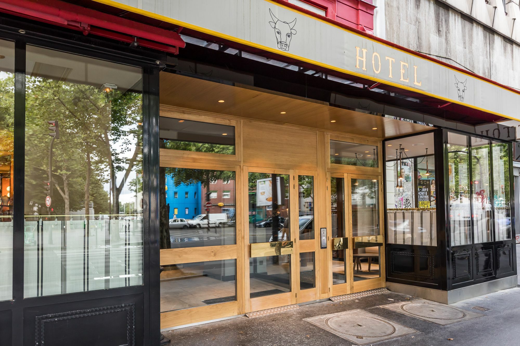 Hotel Restaurant Au Boeuf Couronne Paris Exteriör bild