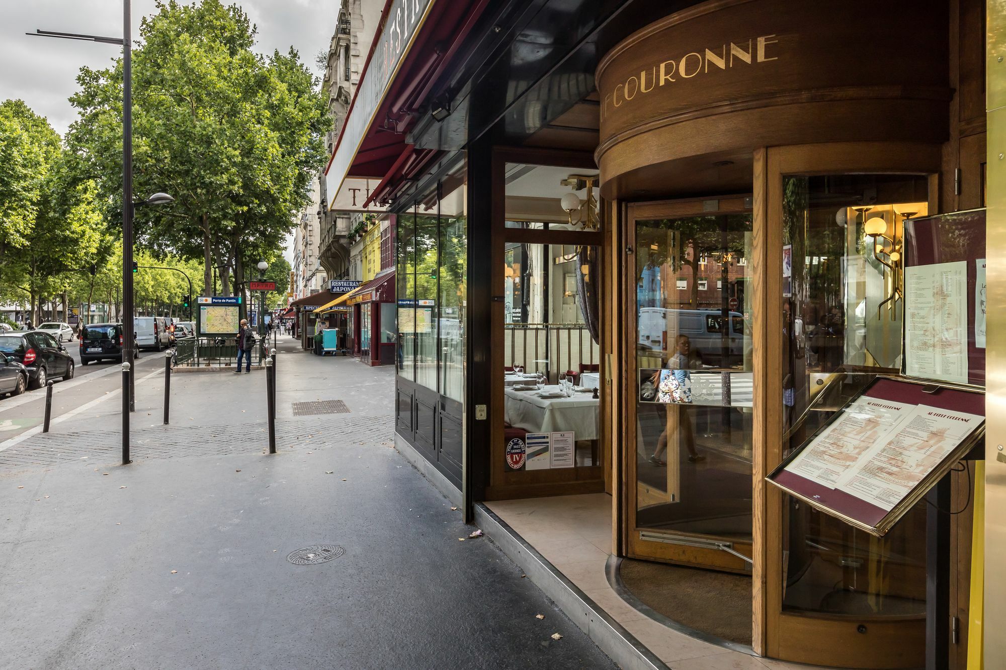 Hotel Restaurant Au Boeuf Couronne Paris Exteriör bild