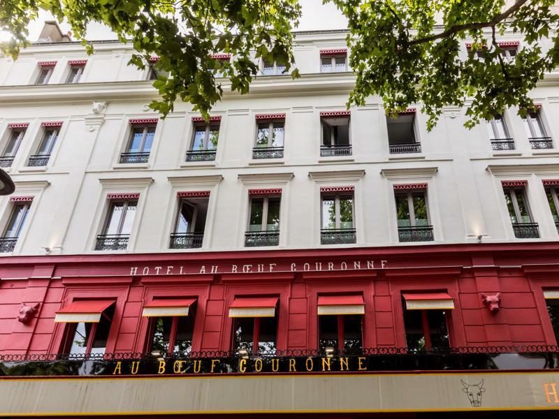 Hotel Restaurant Au Boeuf Couronne Paris Exteriör bild